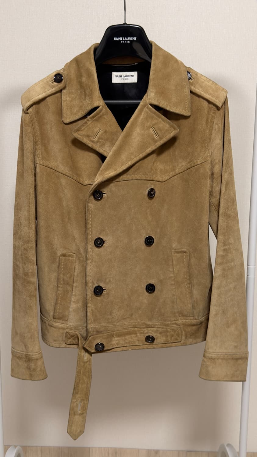 생로랑 19fw 스웨이드 레더자켓 46 상품이미지1