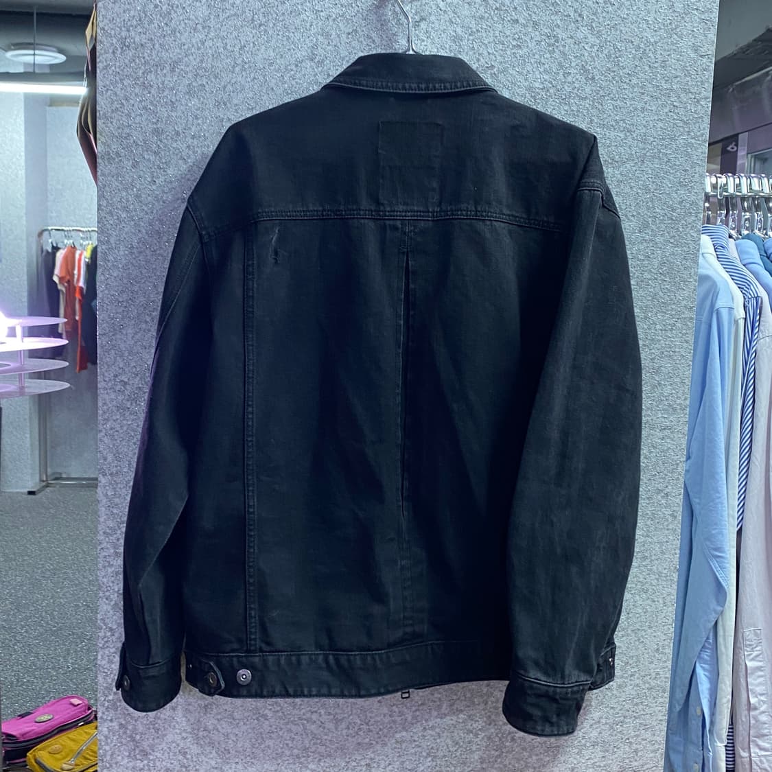 비슬로우 멀티포켓 투웨이 흑청자켓  B3358 상품이미지4