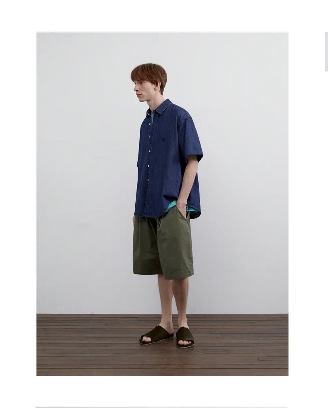라퍼지스토어 오버핏 반소매 남방 남자105 상품이미지2