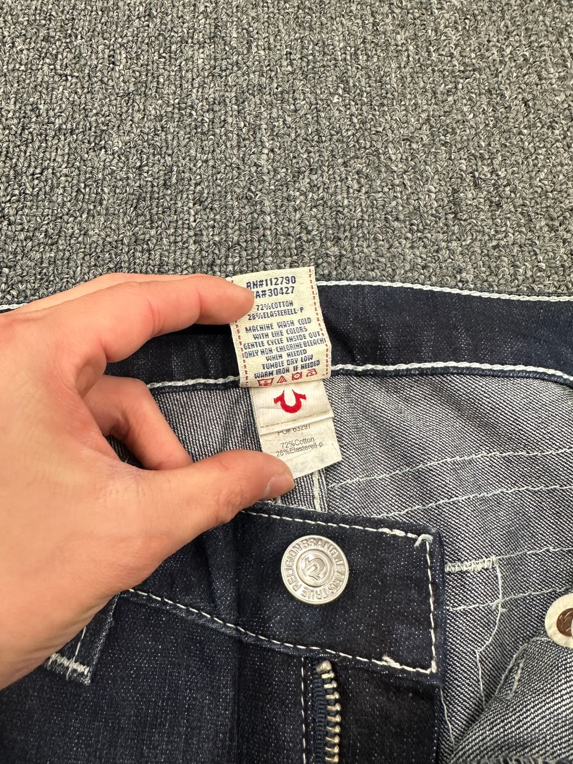 28) 트루 릴리젼 여성 부츠컷 데님팬츠 상품이미지7