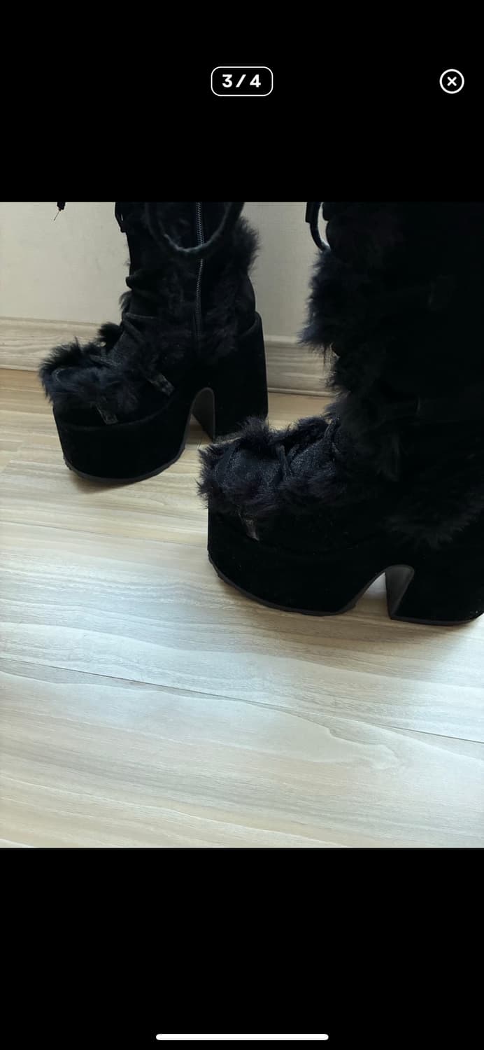 데모니아 카멜 퍼부츠 블랙 230 상품이미지3