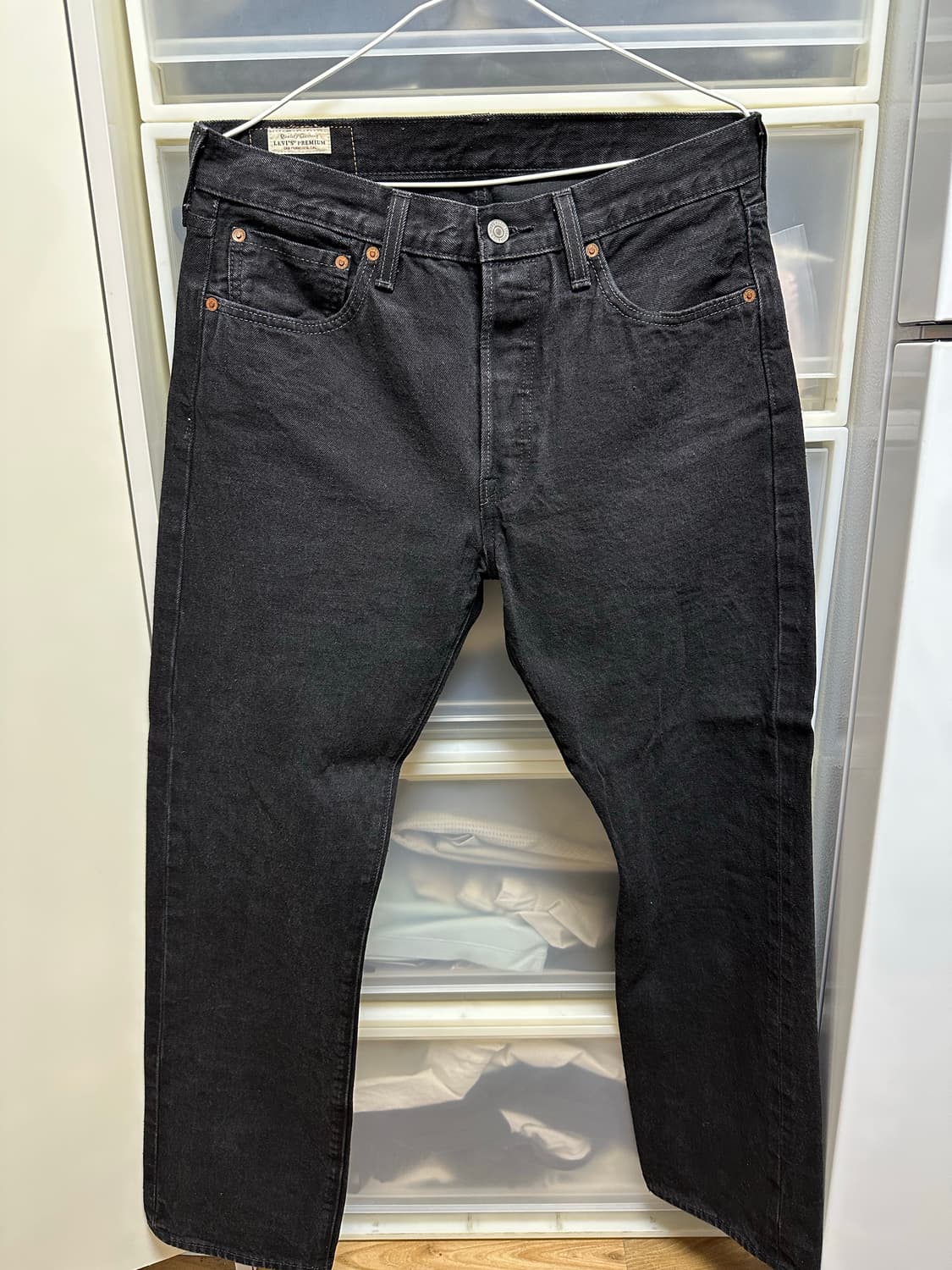 리바이스 501 프리미엄 흑청 블랙 32 상품이미지1