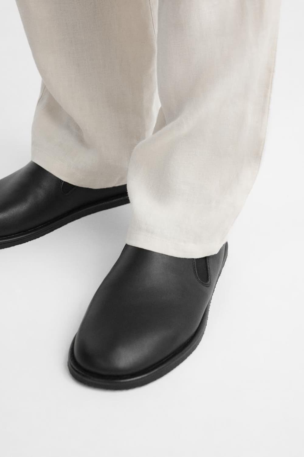 자라 레더 로퍼 스니커즈  상품이미지1