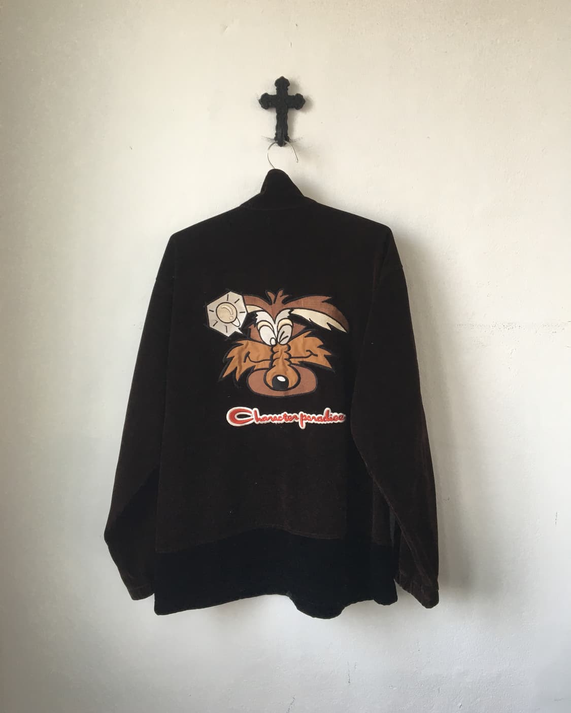 Back patch point velvet track set up 상품이미지1