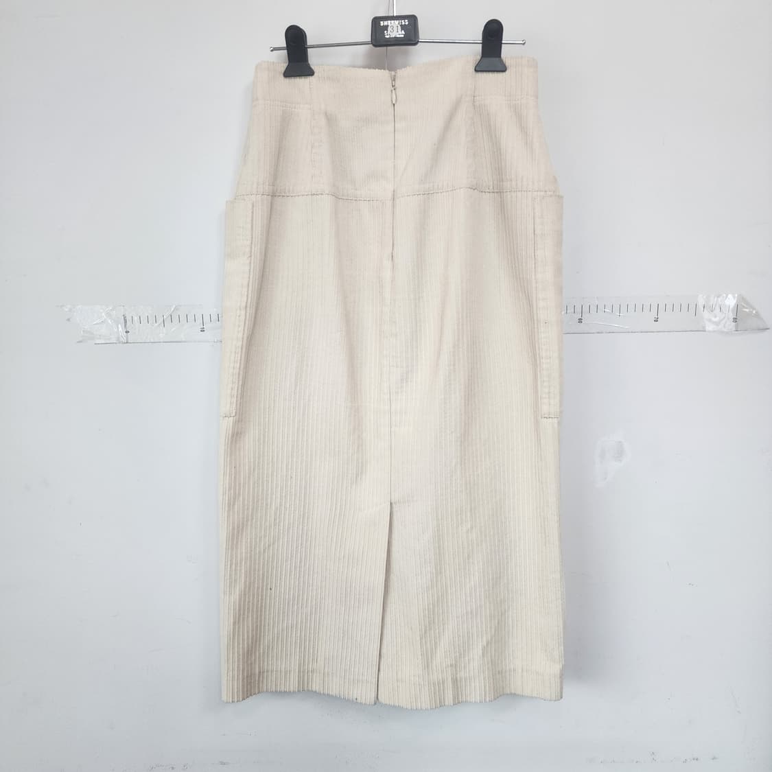 시스템 아이보리 코듀로이 스커트 상품이미지7