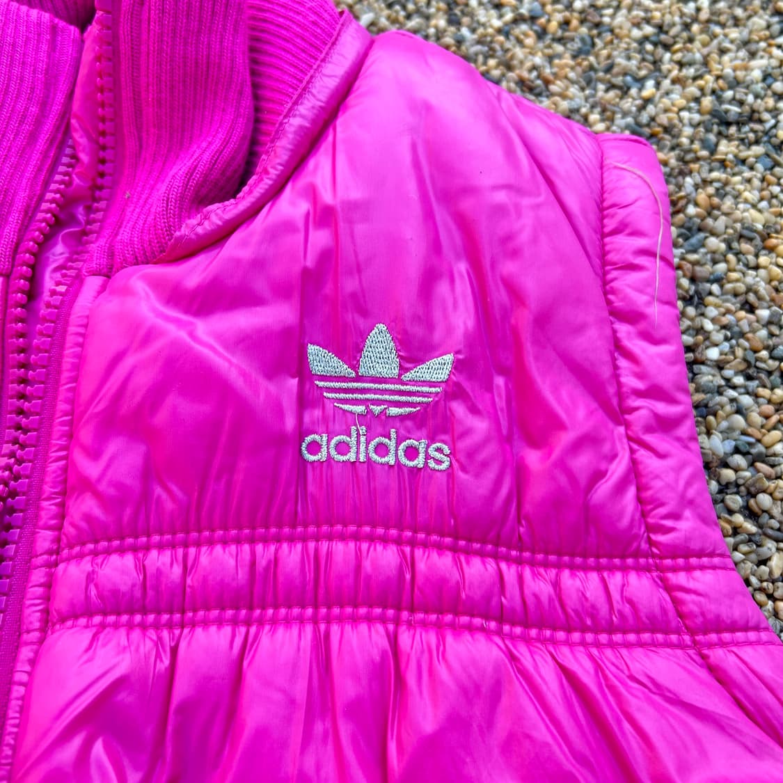 아디다스(ADIDAS) Y2K 핑크 패딩 조끼 상품이미지4