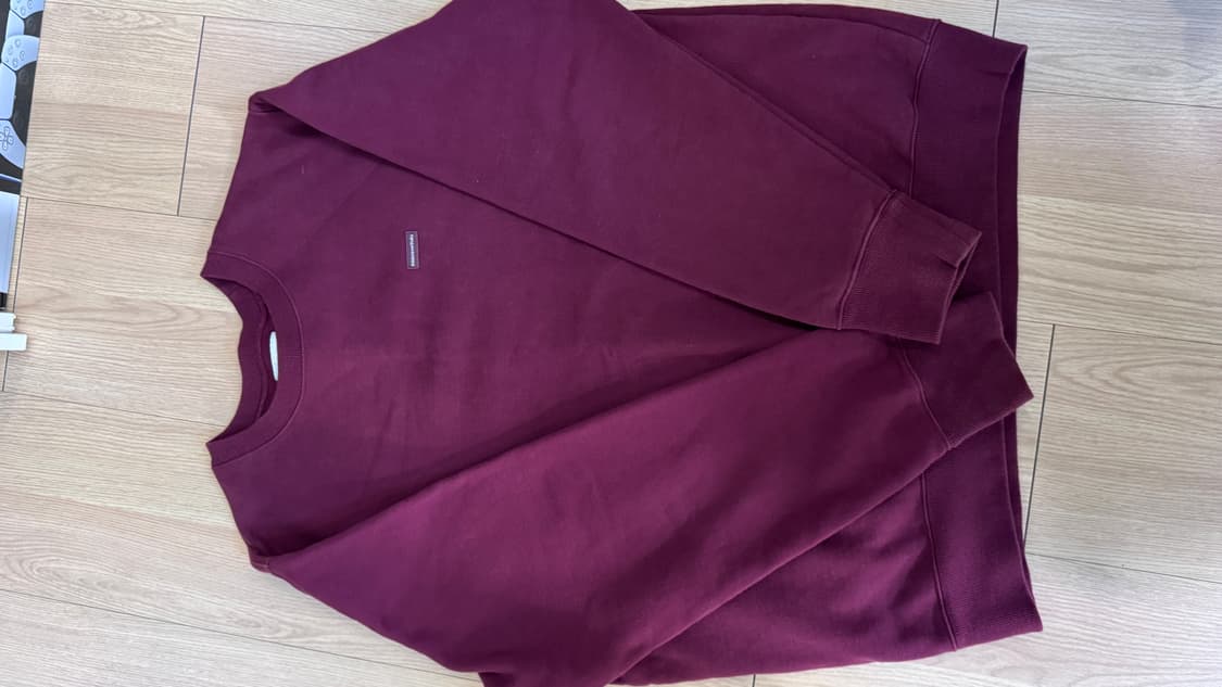 디스이즈네버댓 버건디 맨투맨 상품이미지1