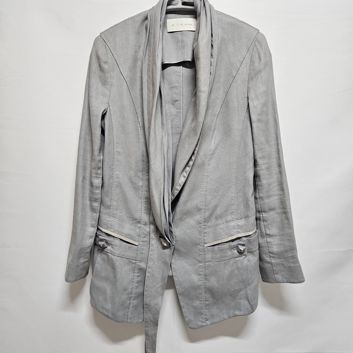 미샤 린넨 블레이저 자켓 44 상품이미지1