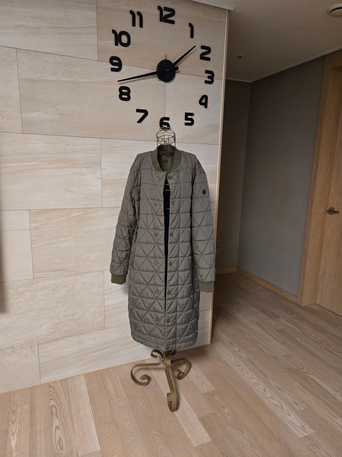 [95] 코오롱스포츠 여자 퀼팅 롱 자켓 상품이미지1