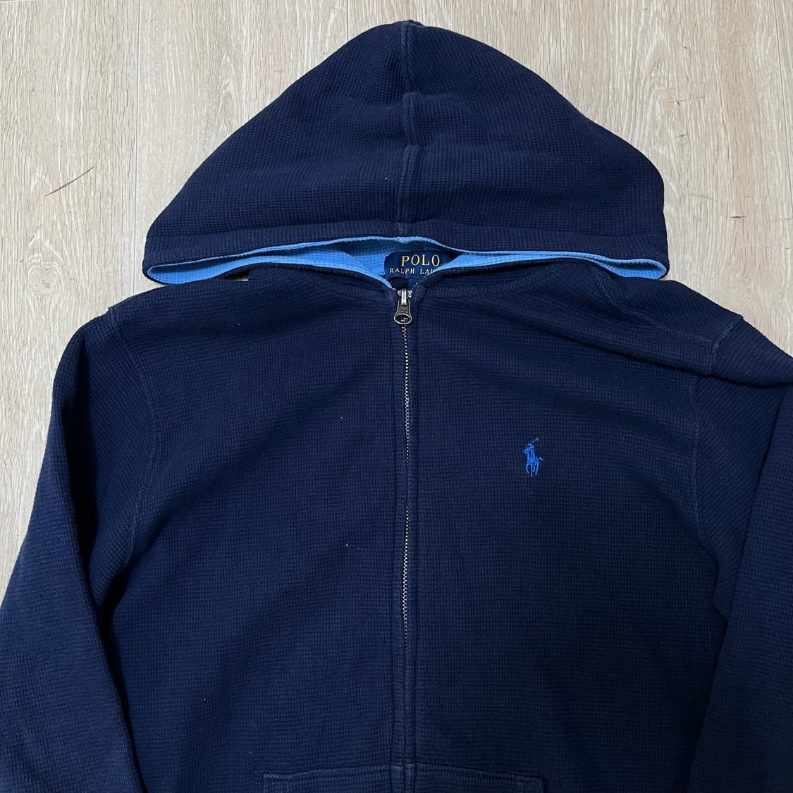 폴로 랄프로렌 보이즈 와플 니트 후드집업 L 14-16  상품이미지2
