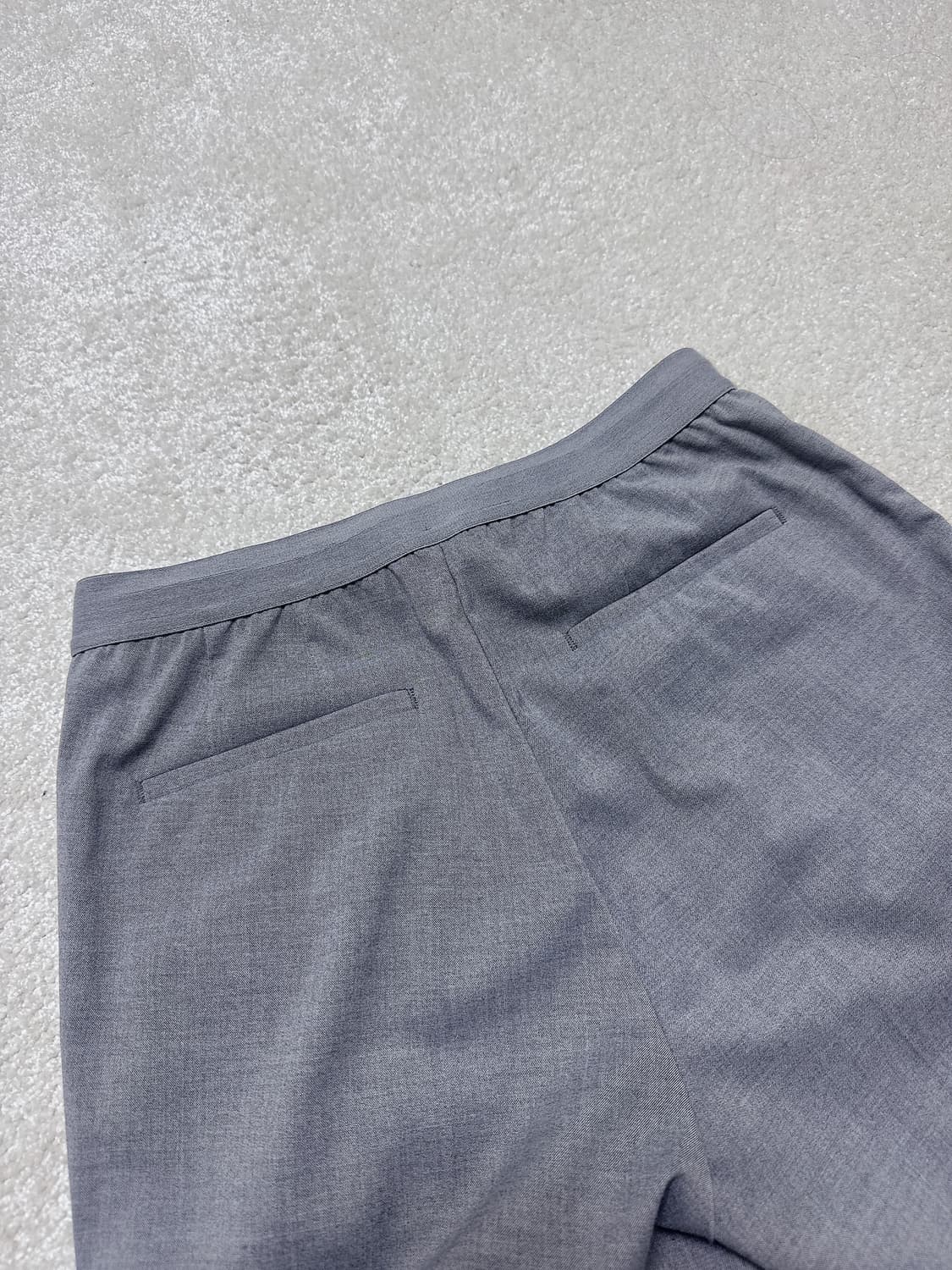 [유니클로] 허리밴딩 그레이 슬랙스 M 스마트 앵클 팬츠 상품이미지7