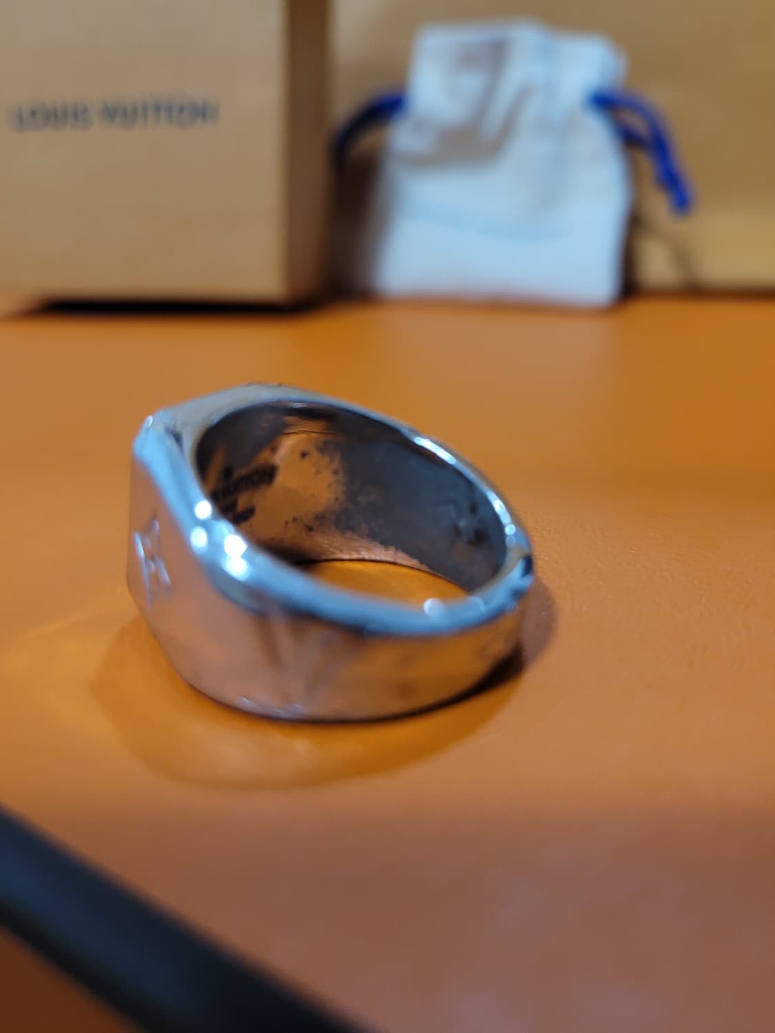 루이비통 LV 시그넷 실버 반지 상품이미지9