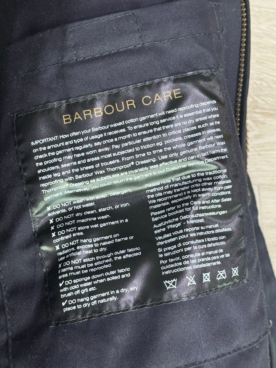 바버 화이트라벨 비데일SL 38 상품이미지7