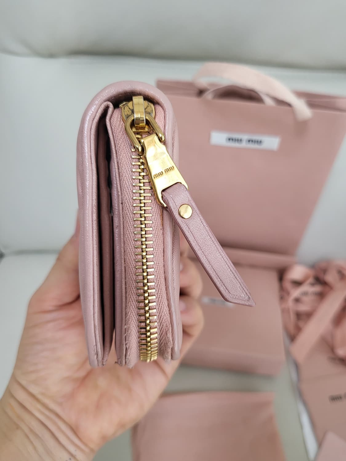 미우미우 반지갑  상품이미지4