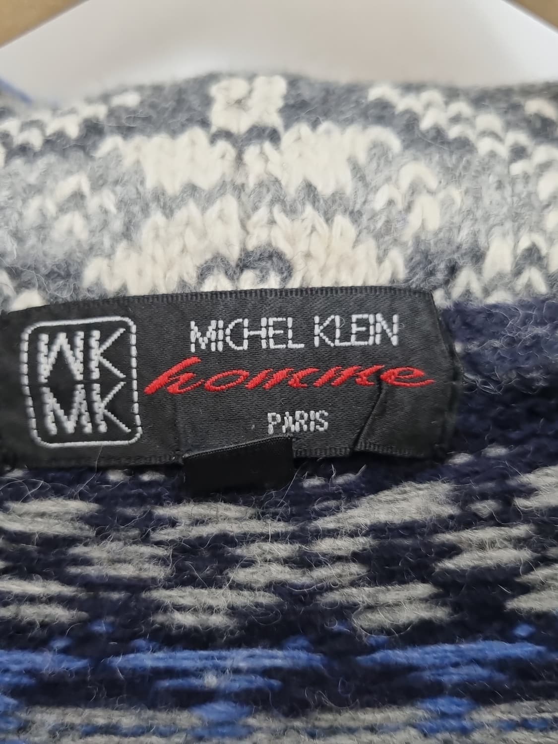 미쉘클랑 노르딕 후드 니트 가디건  상품이미지6