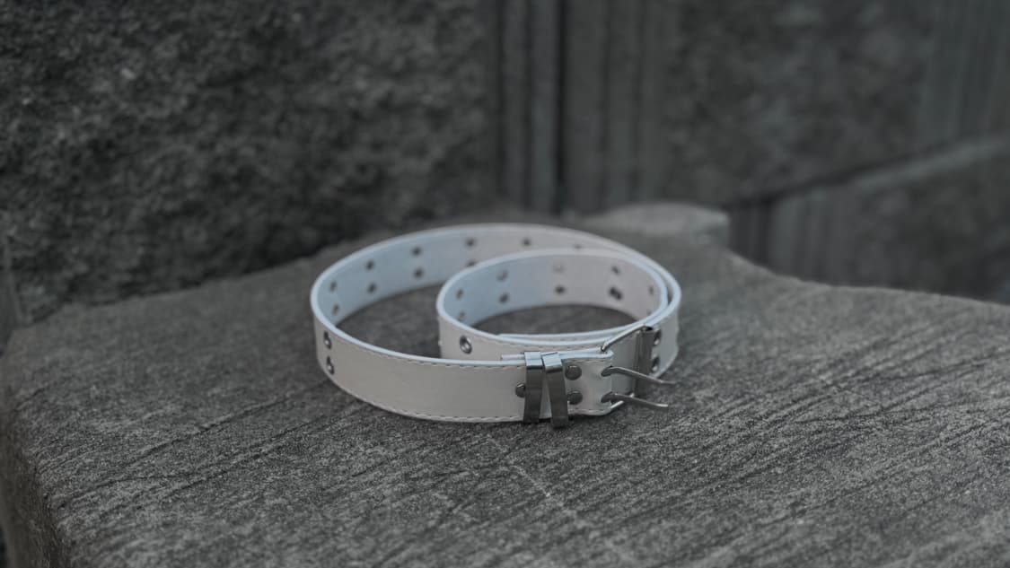 White Double Wrap Belt 상품이미지1