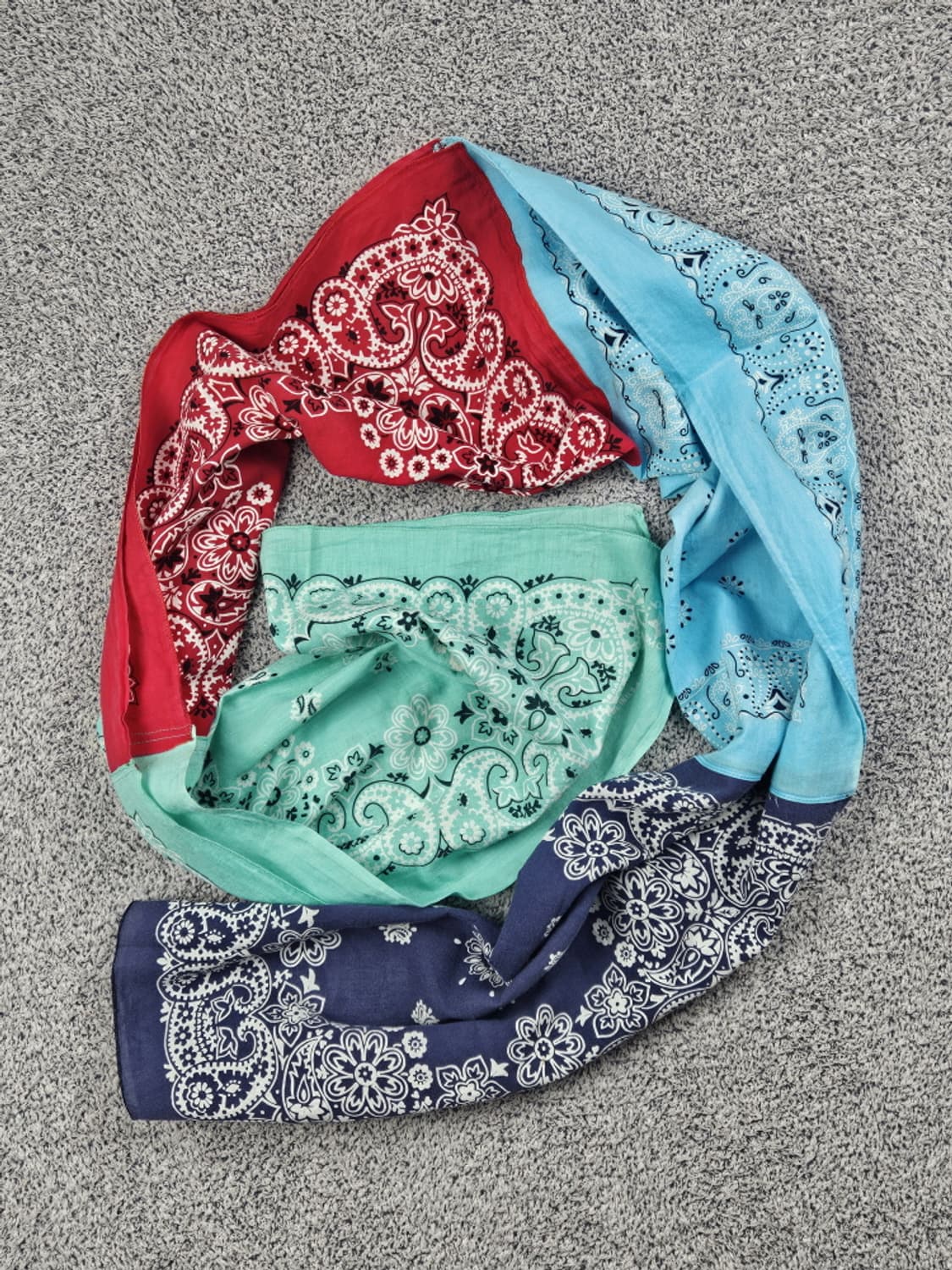 U.S.A 반다나 리워크 커스텀 스카프 머플러 / 10418 상품이미지7