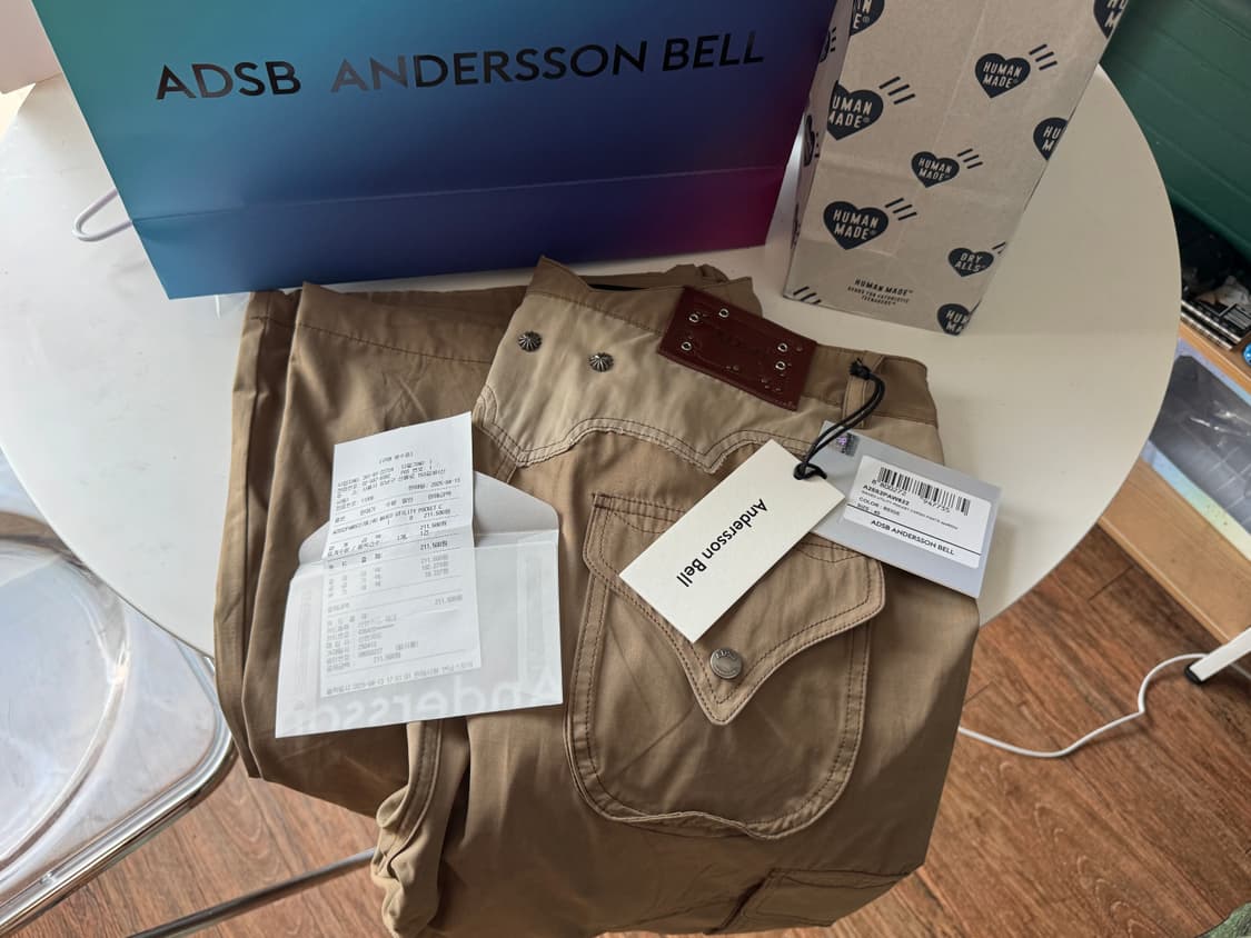앤더슨벨 Waxed Pocket Cargo Pants Apa822w  상품이미지8