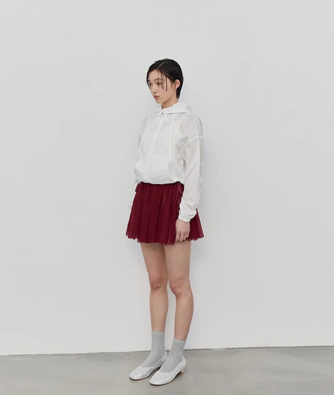 버뮬라 글로시 후드 아노락 상품이미지1