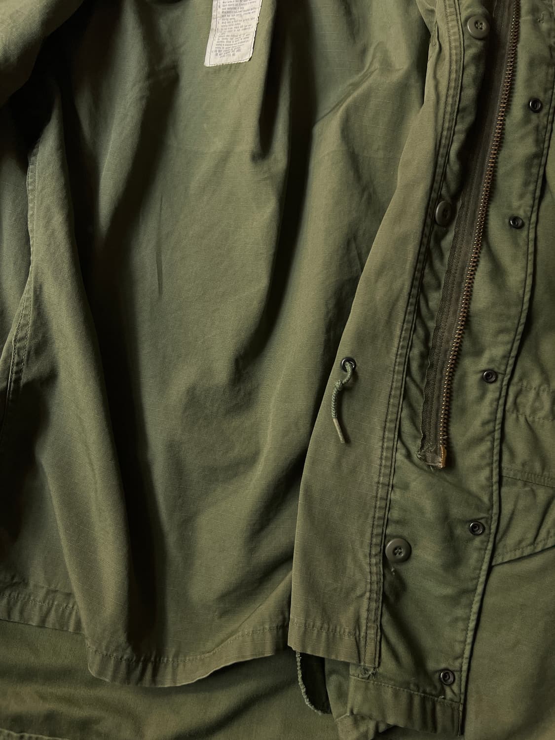 [M/S]80's 오리지널 U.S ARMY 2세대 M-65 필드 자켓 상품이미지6