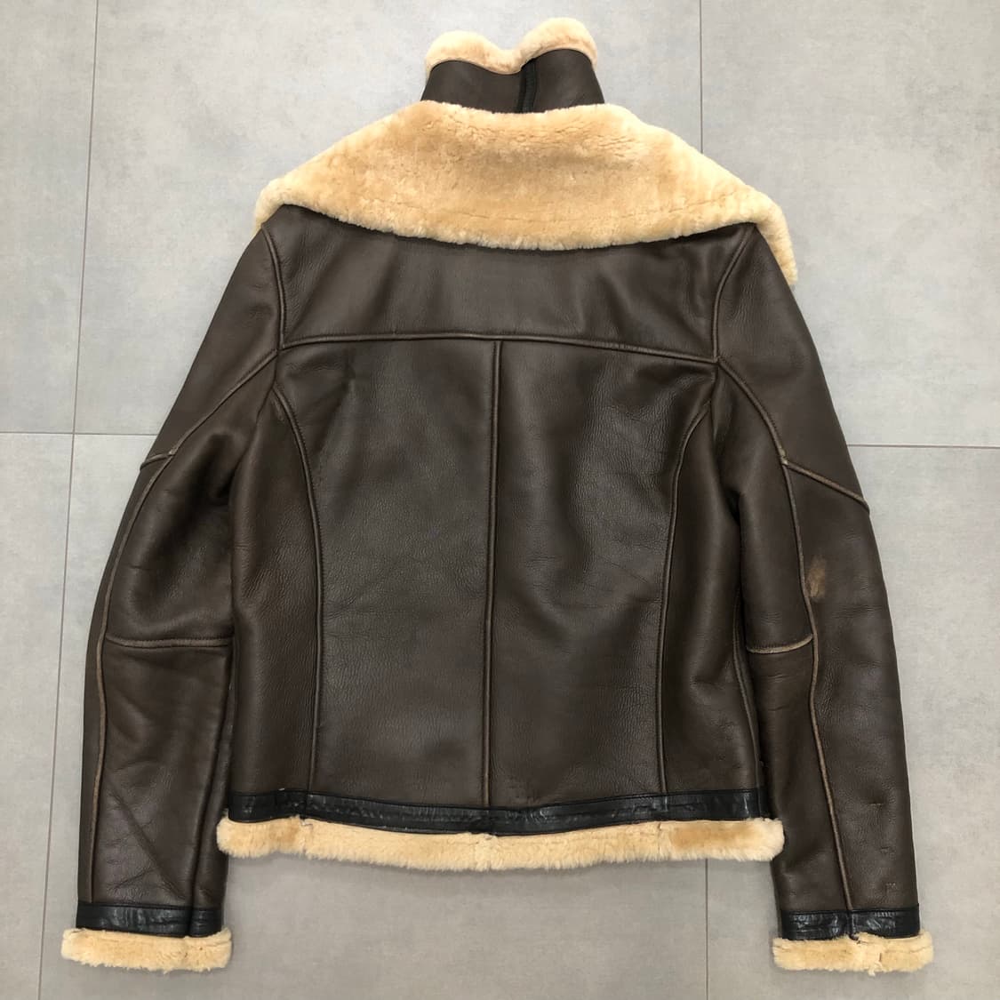 양털 무스탕 양모 양가죽 램스킨 레더 무통 무톤 자켓 105 상품이미지6