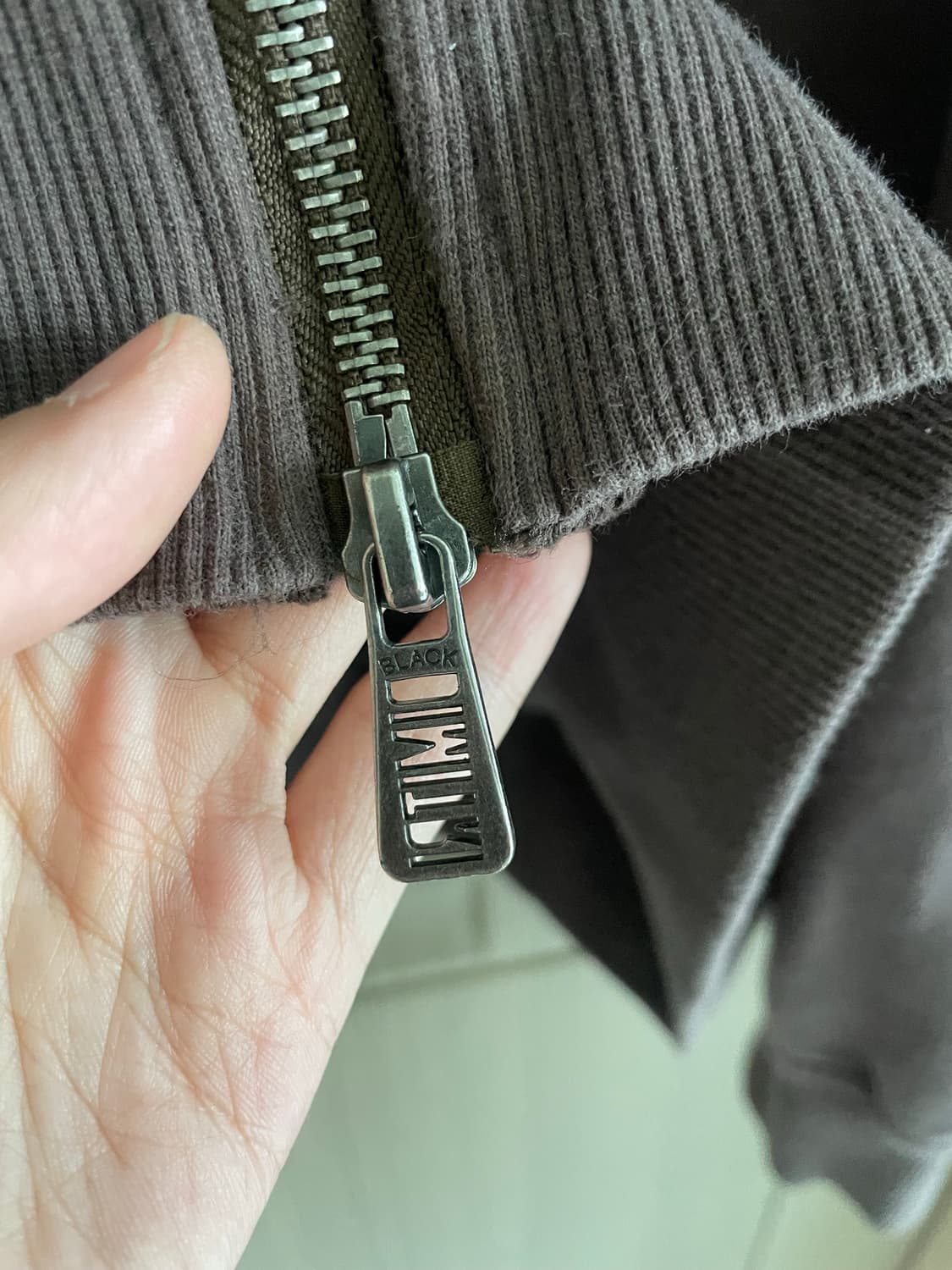 DIMITRI BLACK 초코 브라운 아메카지 하구미 그런지 후디 상품이미지3