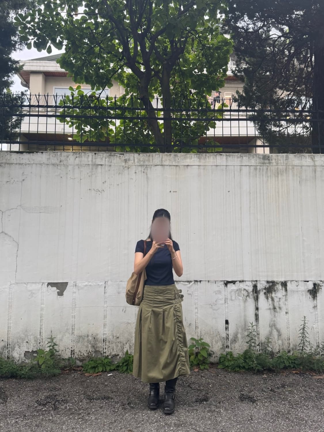 3 버클 랩 스커트 상품이미지4