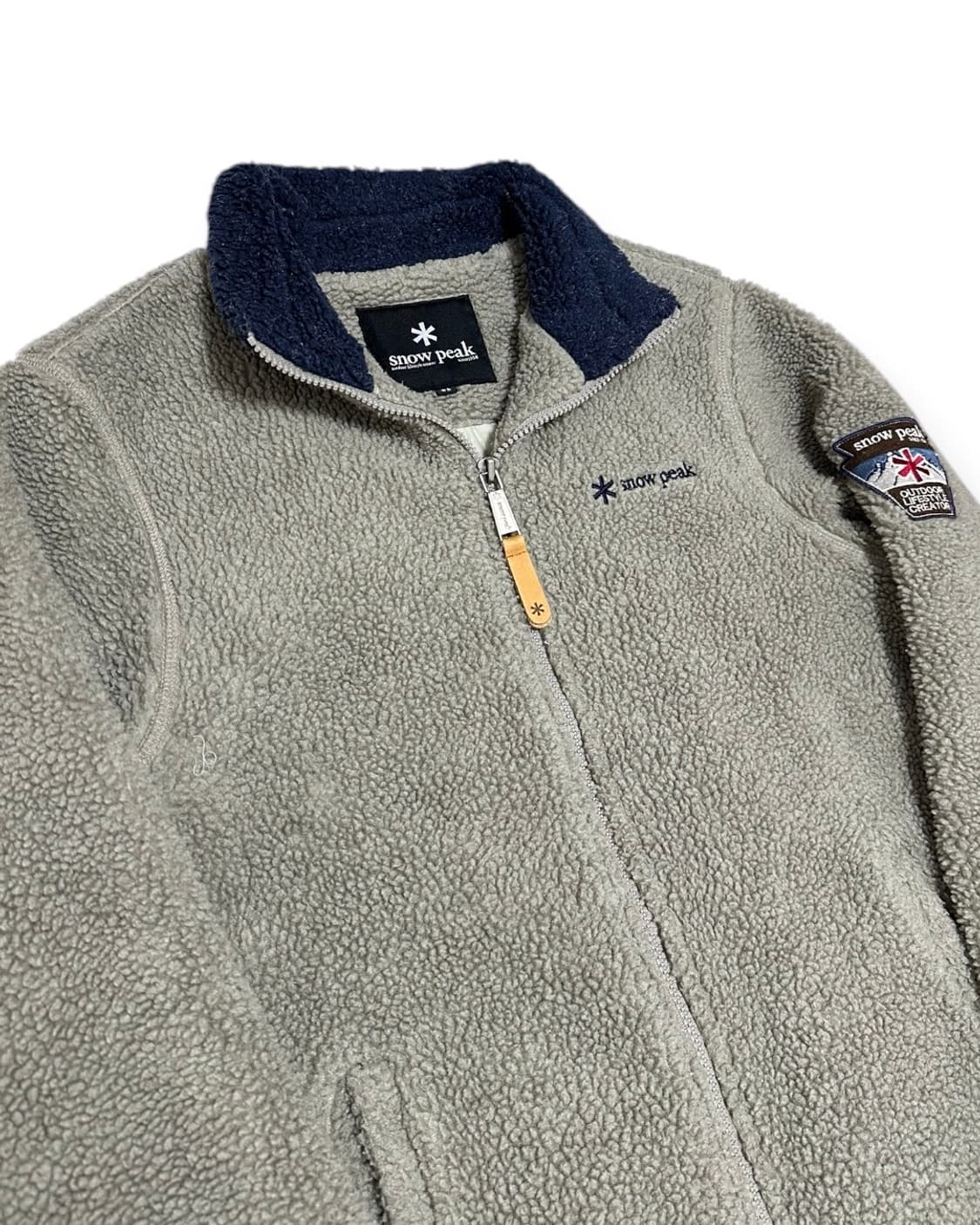 스노우피크 로고 플리스 자켓 상품이미지3