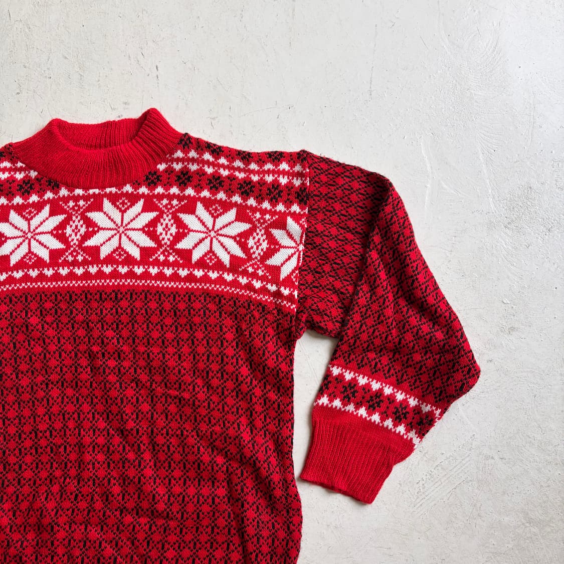 80s USA 아메리칸 프라이드 빈티지 아크릴 니트 M 상품이미지2