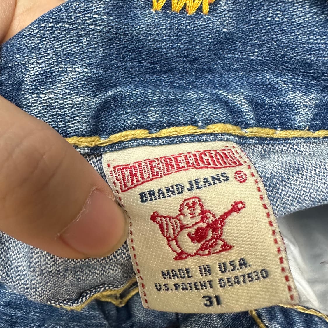 트루릴리전 스티치 빌리슈퍼티 워싱데님진 31 상품이미지5