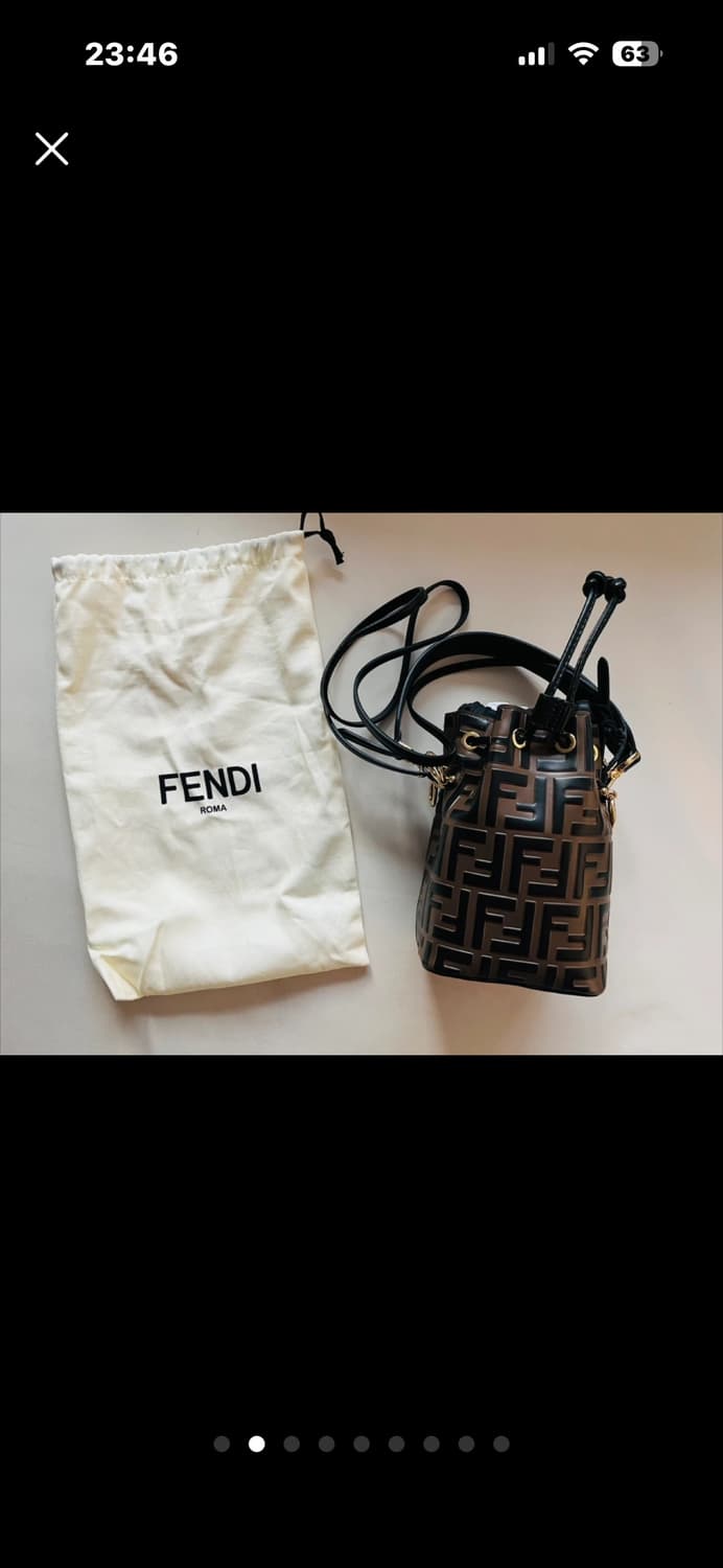 펜디 버킷백 몬트레조브라운 미니 상품이미지1