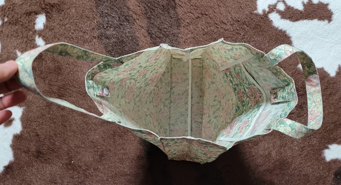 사랑스런 꽃무늬 패턴의 에코백 상품이미지5