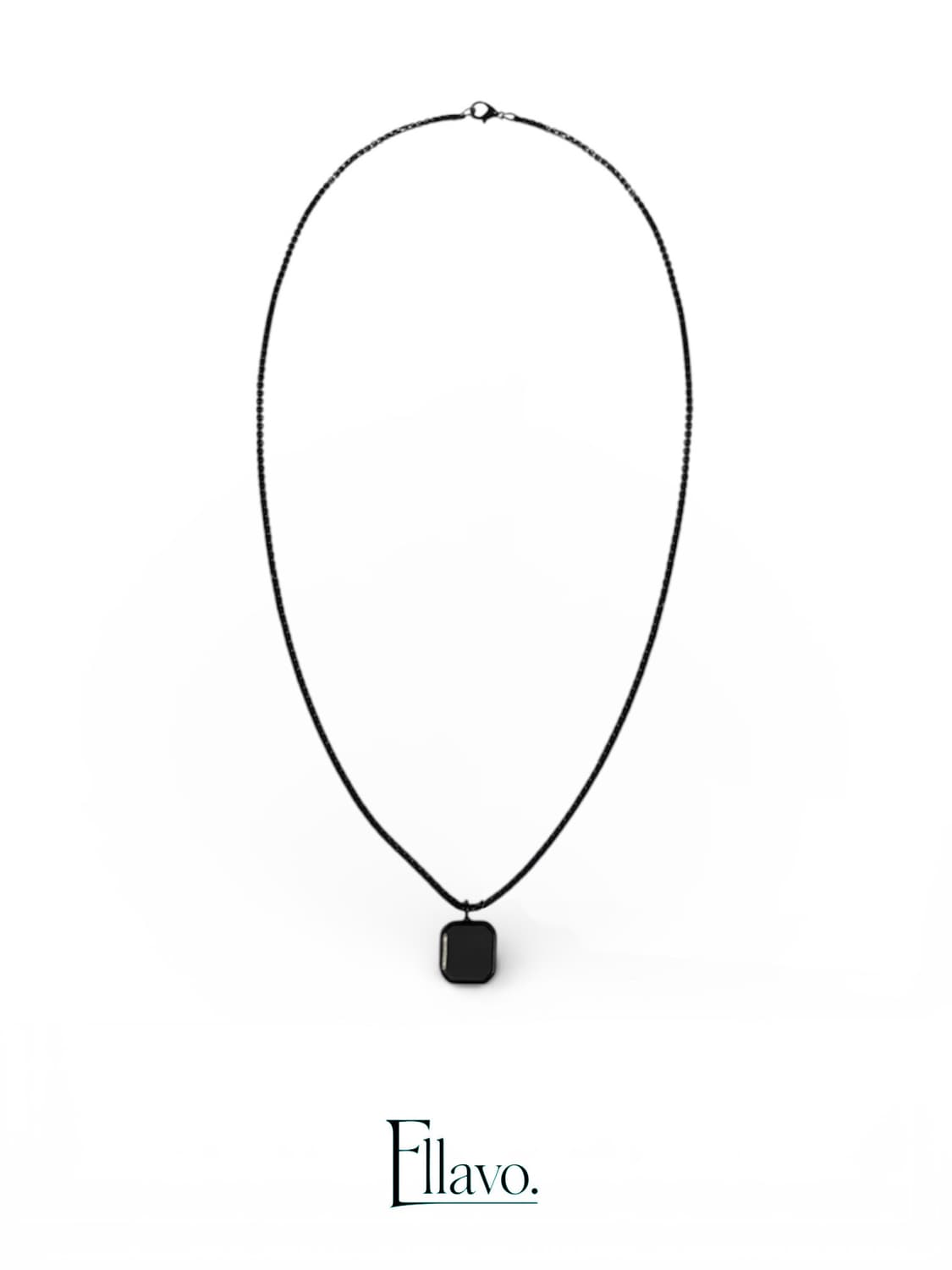 Black Noir Square Necklace 상품이미지1