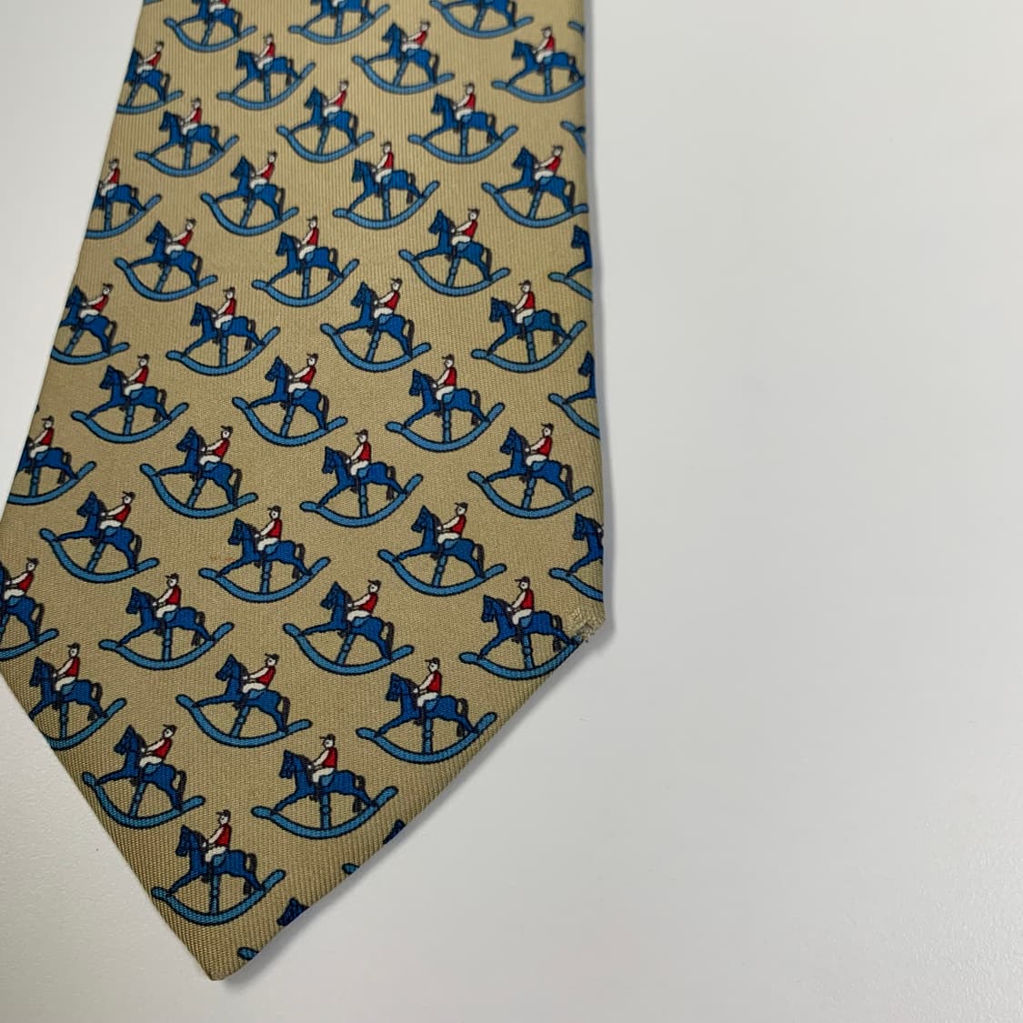 에르메스(HERMES) 기하학적패턴 명품 프랑스 100실크 넥타이 A 상품이미지9