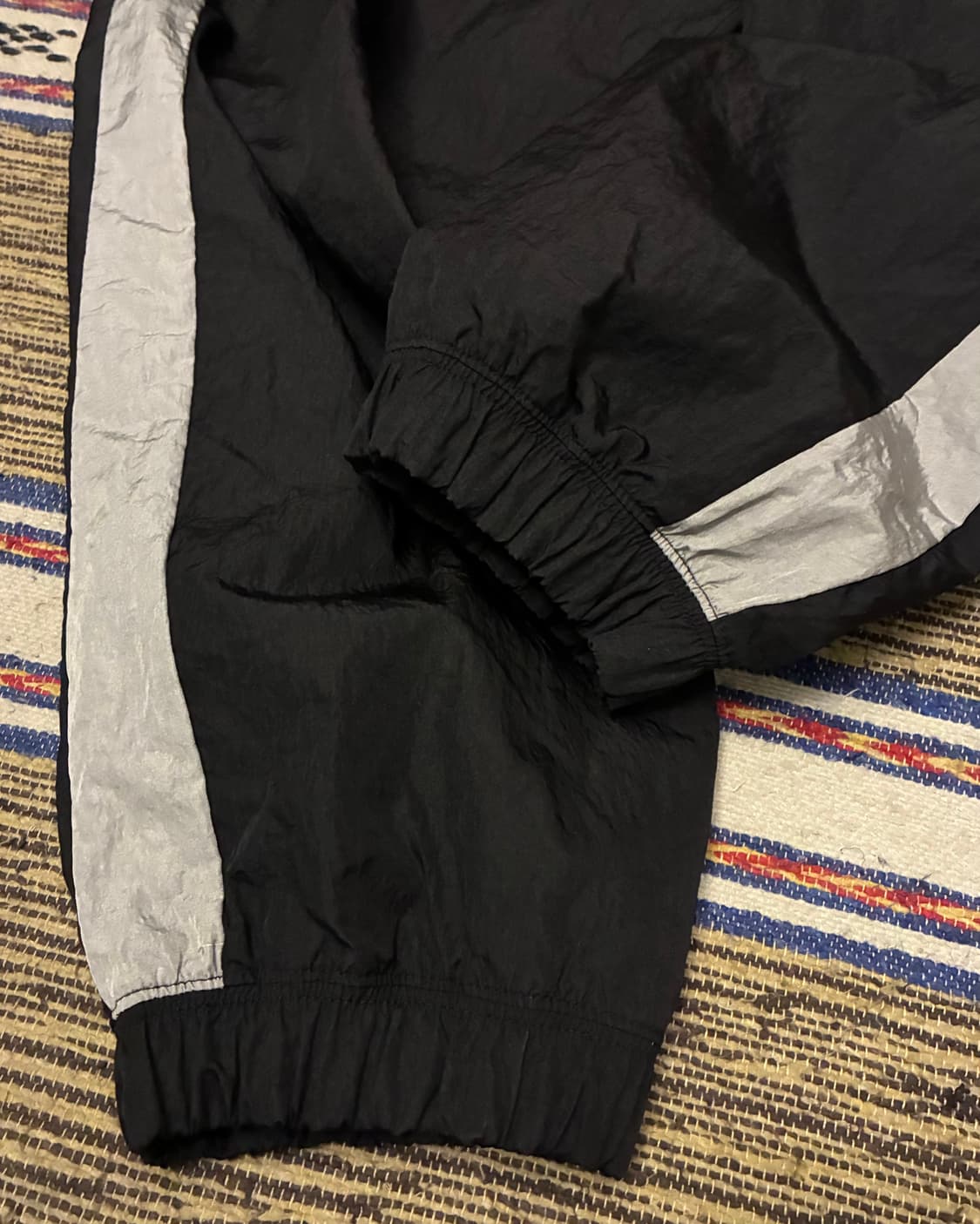 (XXL)나이키 더블스우시 우븐 나일론팬츠 조거팬츠 블랙 상품이미지5