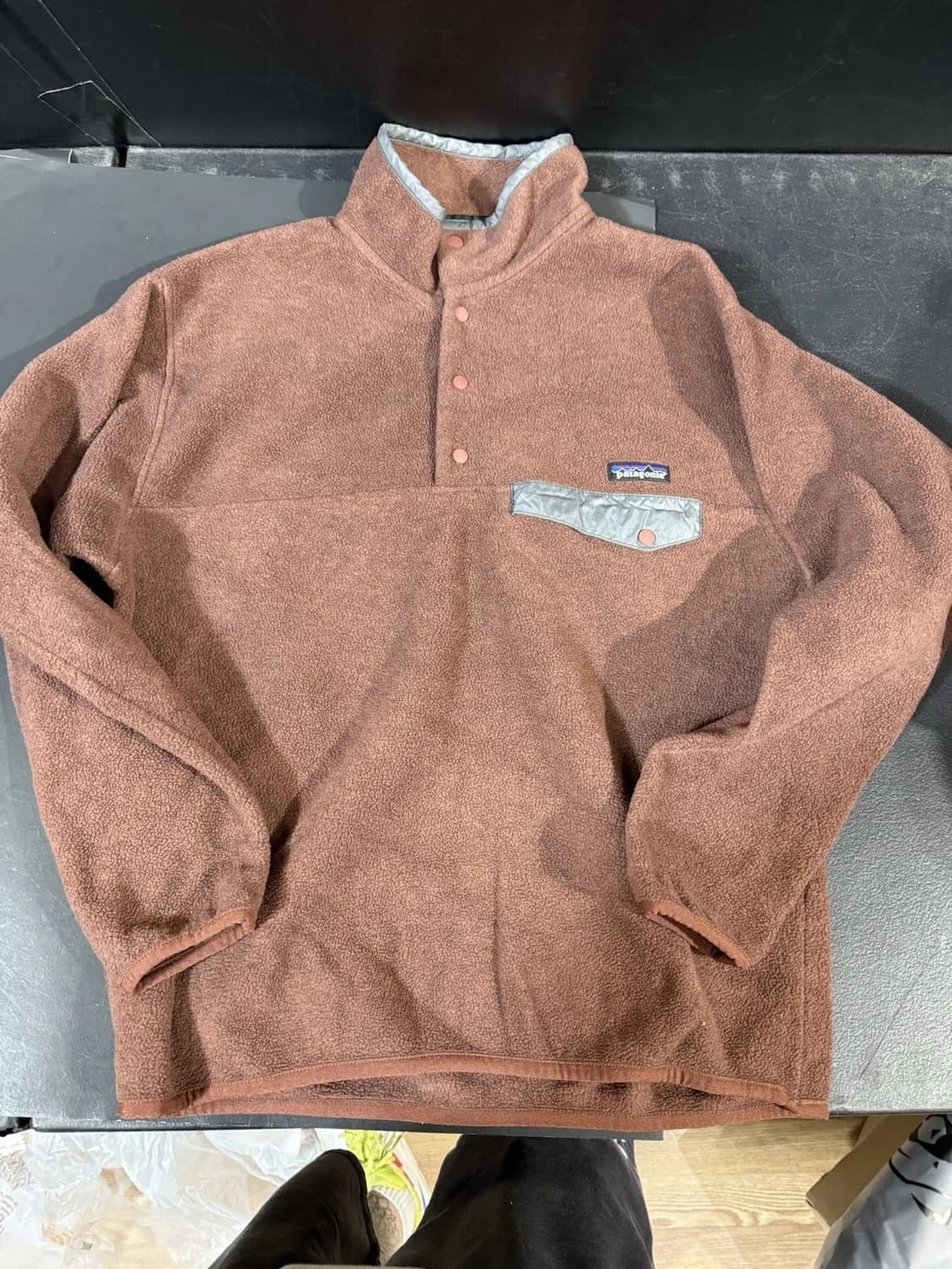 90s 멕시코 파타고니아 신칠라 스냅-T 브라운 상품이미지1