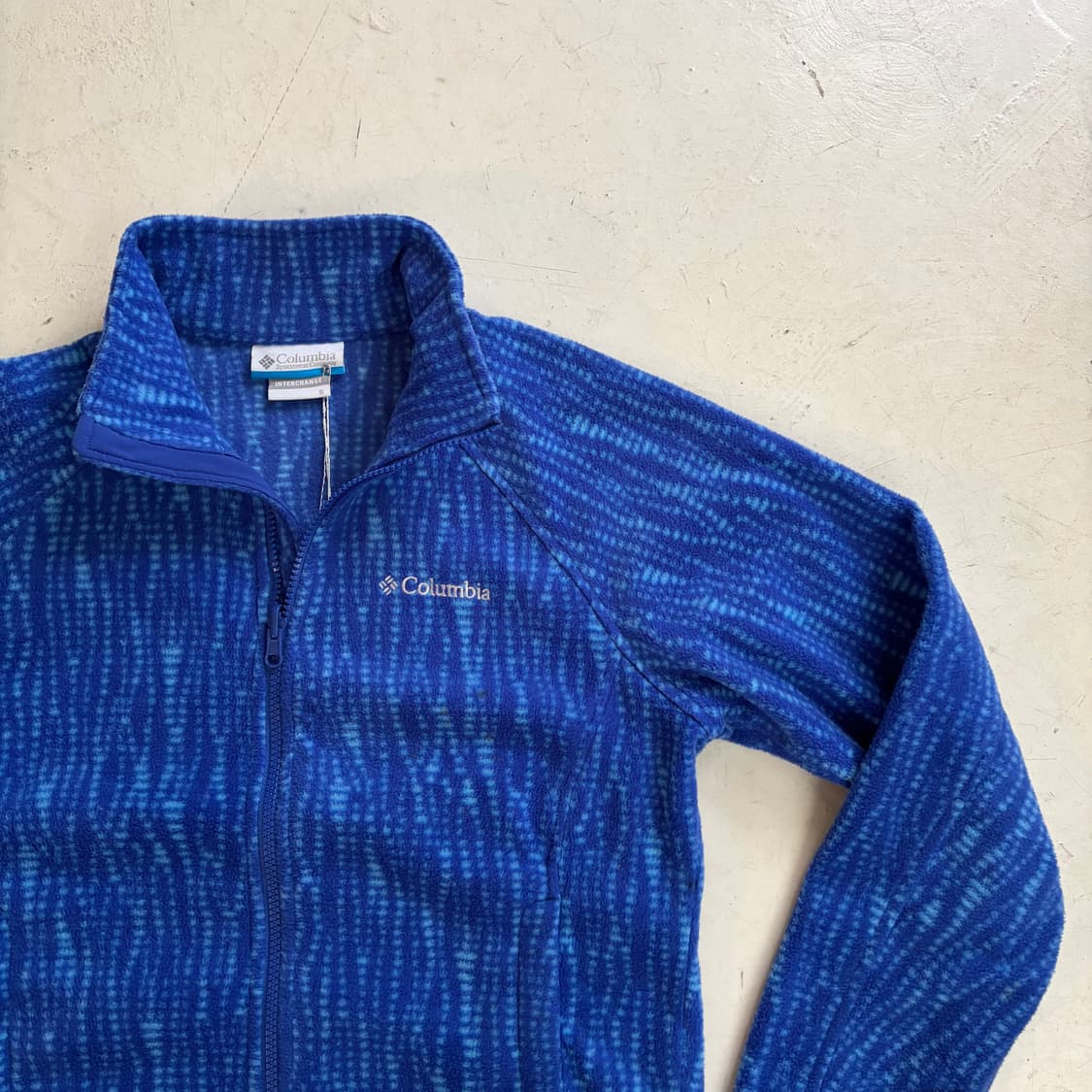 컬럼비아 빈티지 패턴 플리스 자켓 S 상품이미지2