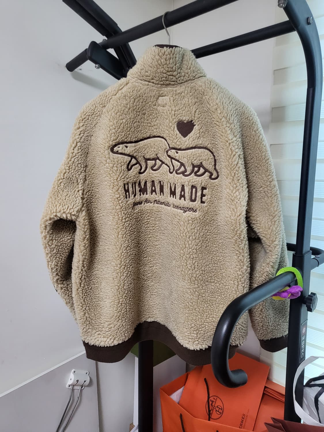 24SS 휴먼메이드 보아 플리스 자켓 XL 상품이미지3