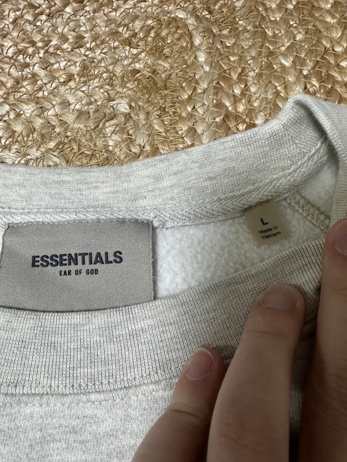 Essential 피어오브갓 맨투맨 L 판매 상품이미지3