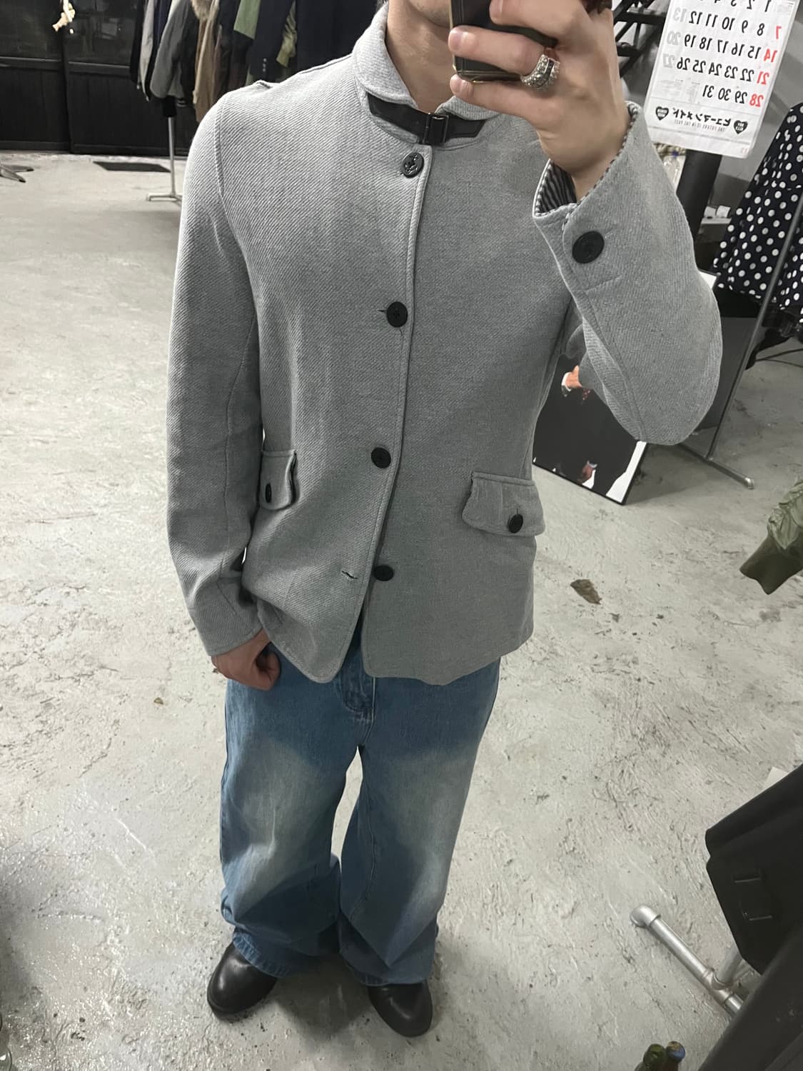 vtg buckle detail cardigan 상품이미지4