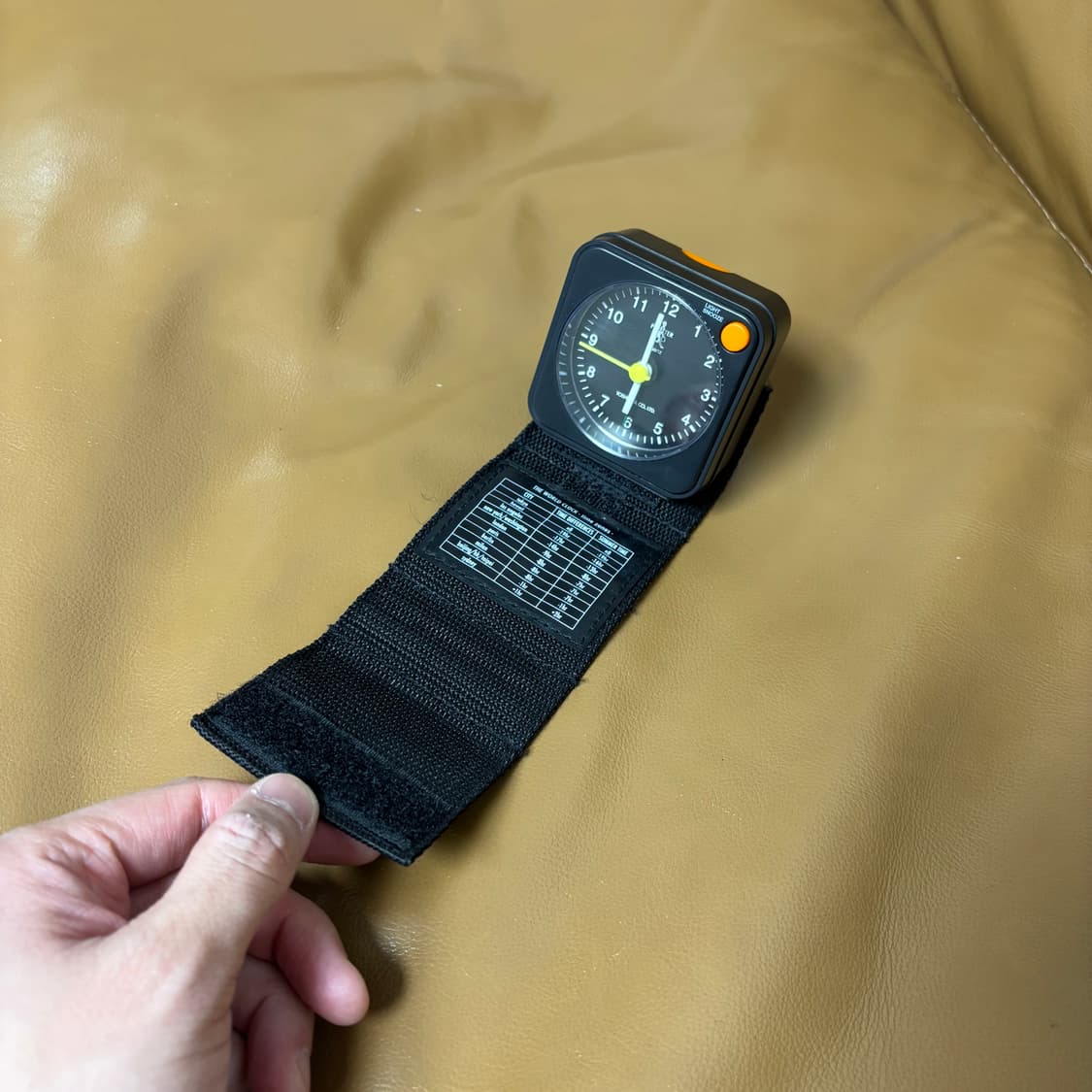 PORTER 포터 휴대용 알람 시계 블랙 상품이미지2