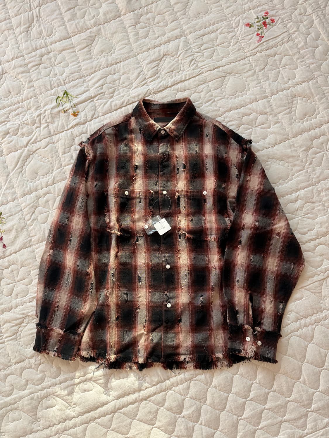 당케숀 일본매장신상 디스트레스 셔츠자켓 (해외에서도 라스트피스‼️) 상품이미지1