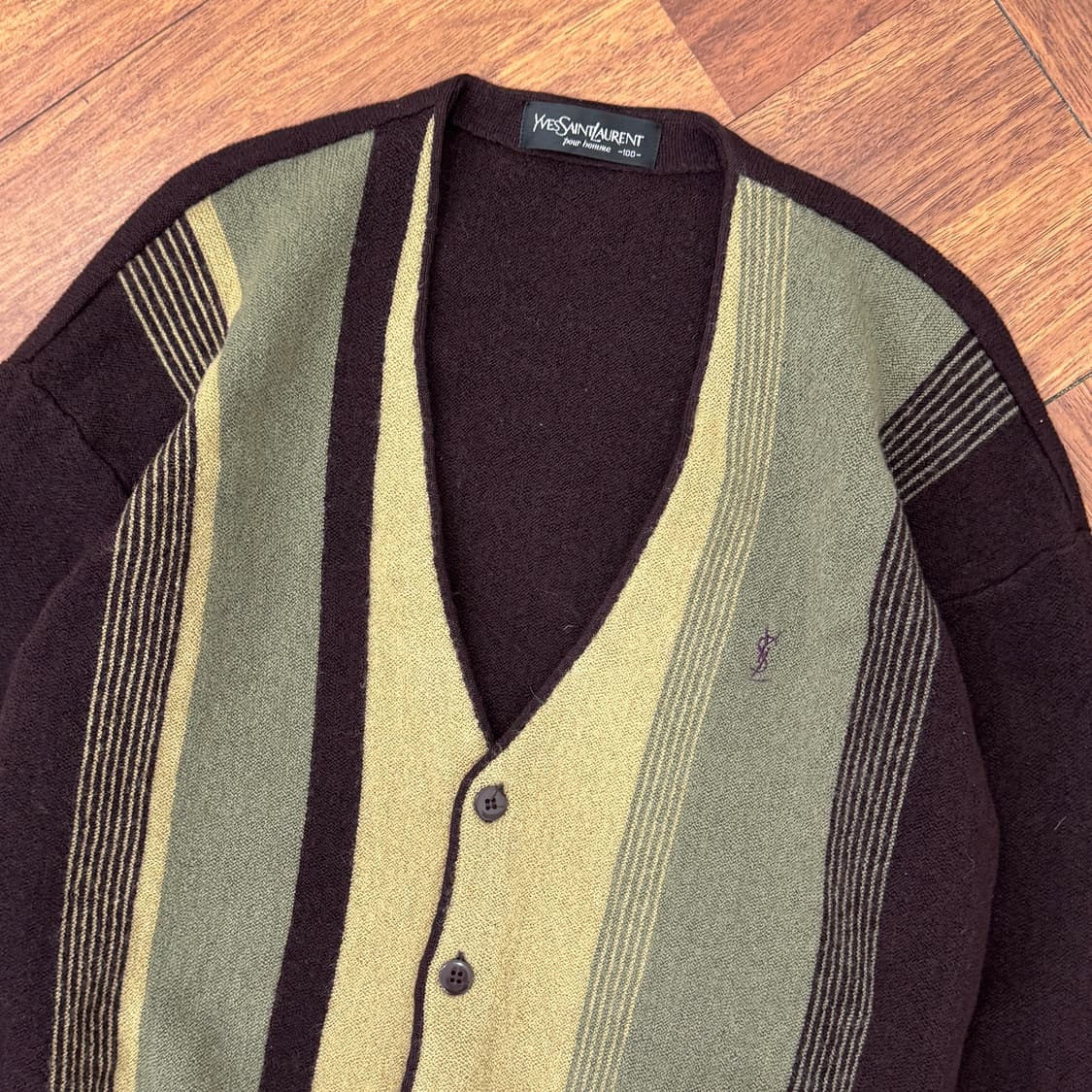 100(M) 입셍로랑 YSL 90s 가디건  상품이미지3