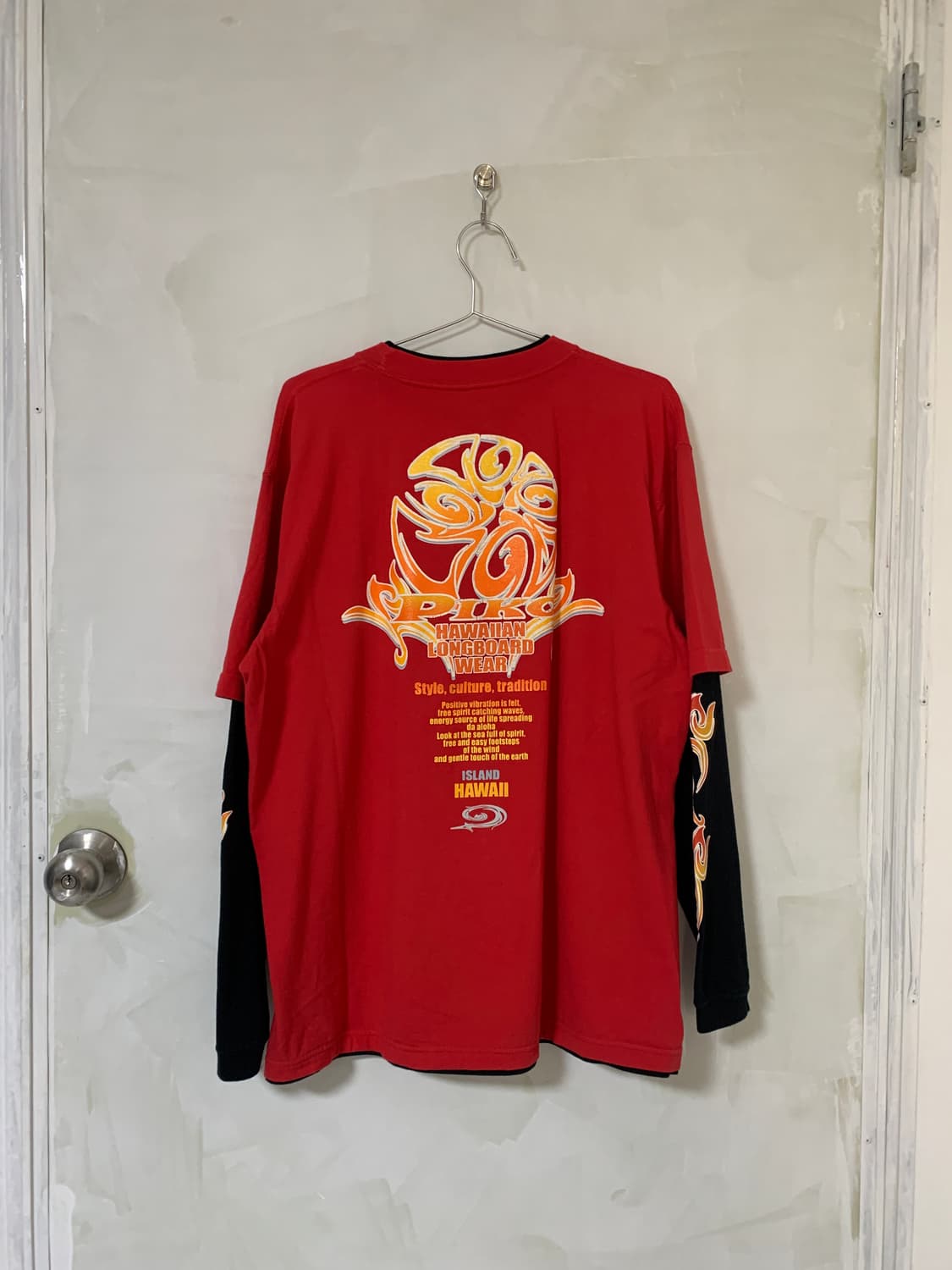 DIKO 플레임 레이어드 반팔 티셔츠 상품이미지4