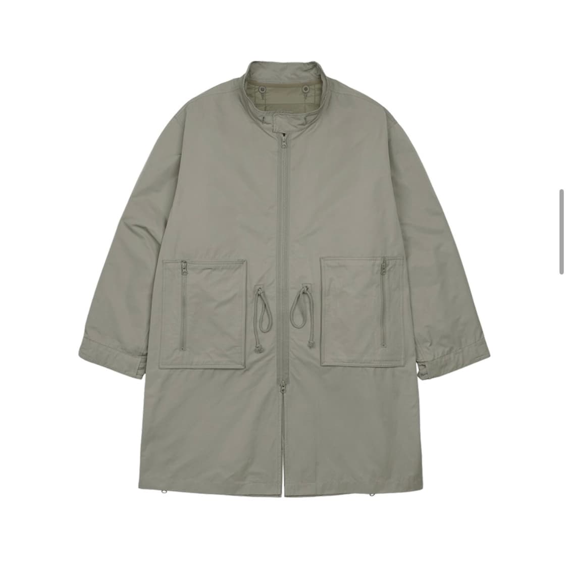 산산기어 지퍼 필드파카 그레이베이지 2사이즈 (새상품) 상품이미지3