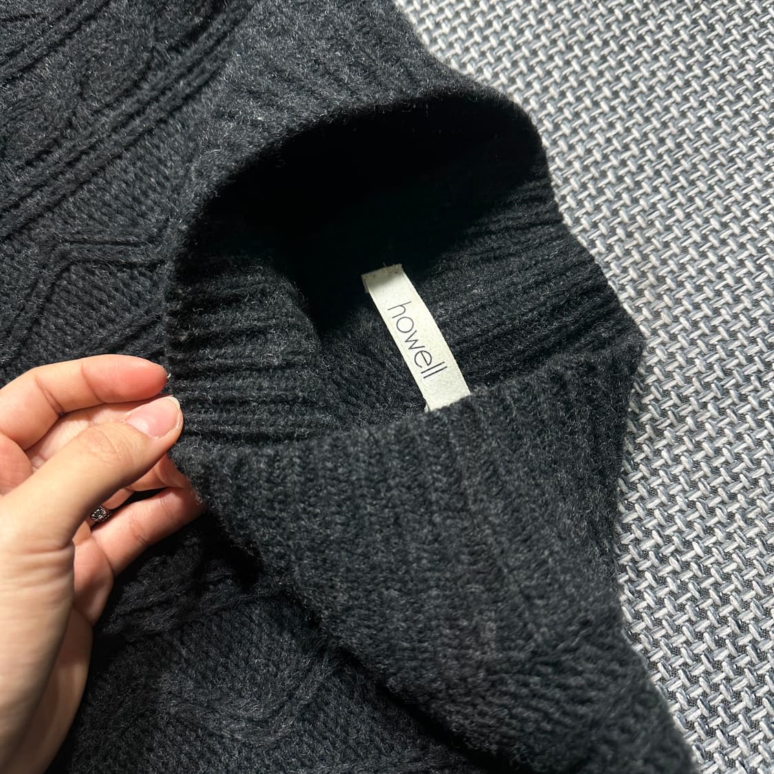 빈티지 howell 니트 블랙 (100) 상품이미지3