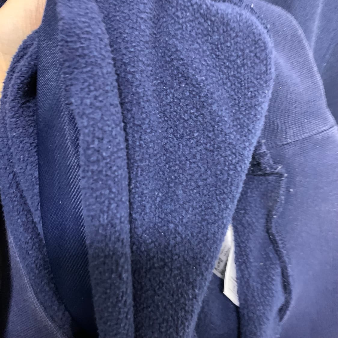 아디다스 빈티지 네이비 오렌지 형광 로고 후드티 트레포일 XL 상품이미지3