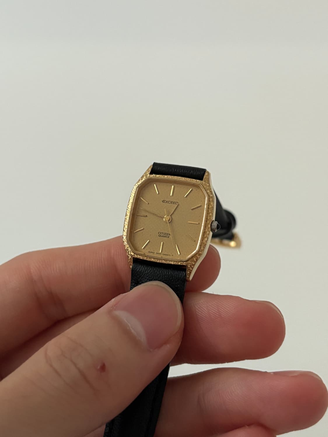 80s exceed gold square ladies quartz 상품이미지1