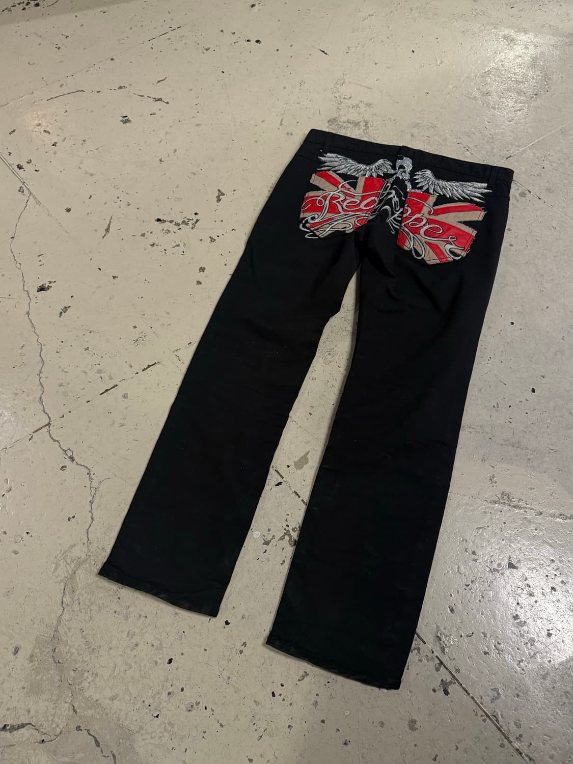 레드 페퍼 red pepper 백 자수 디테일 팬츠 상품이미지4