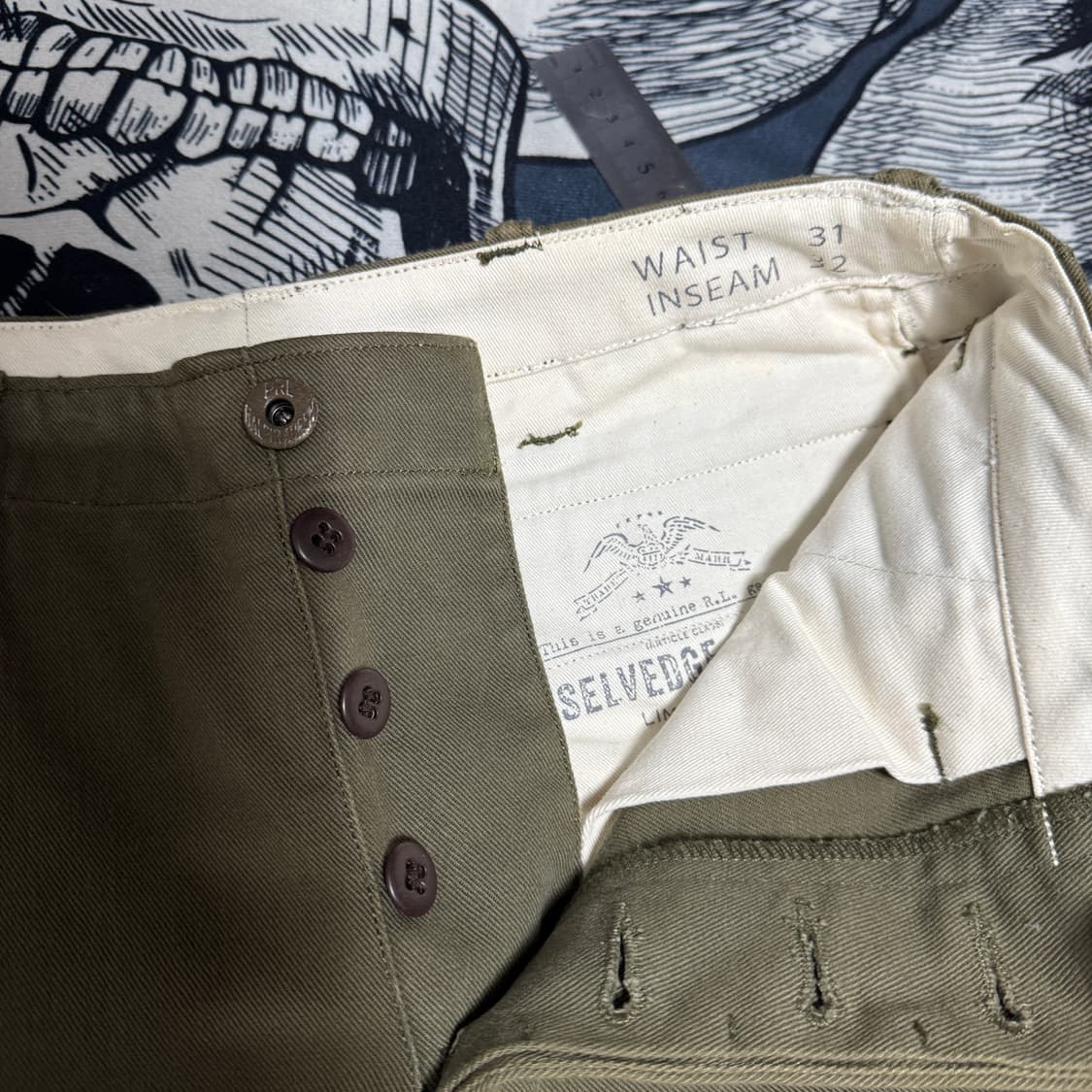폴로랄프로렌  카고 치노팬츠 31/32 사이즈 상품이미지2